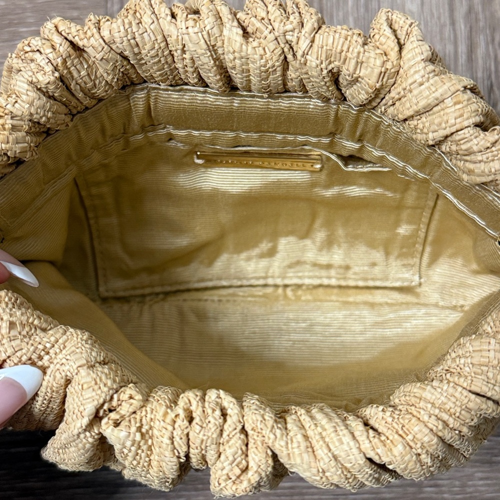 Loeffler Randall Brit Natural Flat Pleated Clutch - Picture 10 of 10